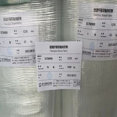 Fiberglass Biaxial Cloth Adding 600g Chopped Strand With Thread Knitting To Form Combo Mat