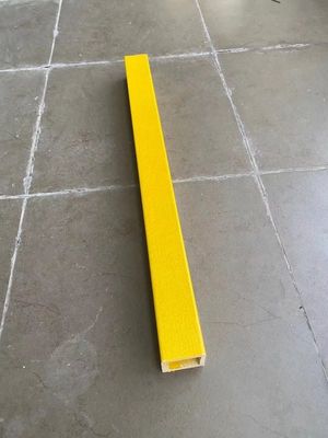 Thin Wall Epoxy Fiberglass Rectangular Tube 25x3.2mm Antiwear