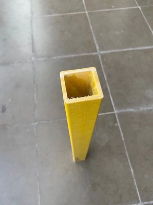 Thin Wall Epoxy Fiberglass Rectangular Tube 25x3.2mm Antiwear